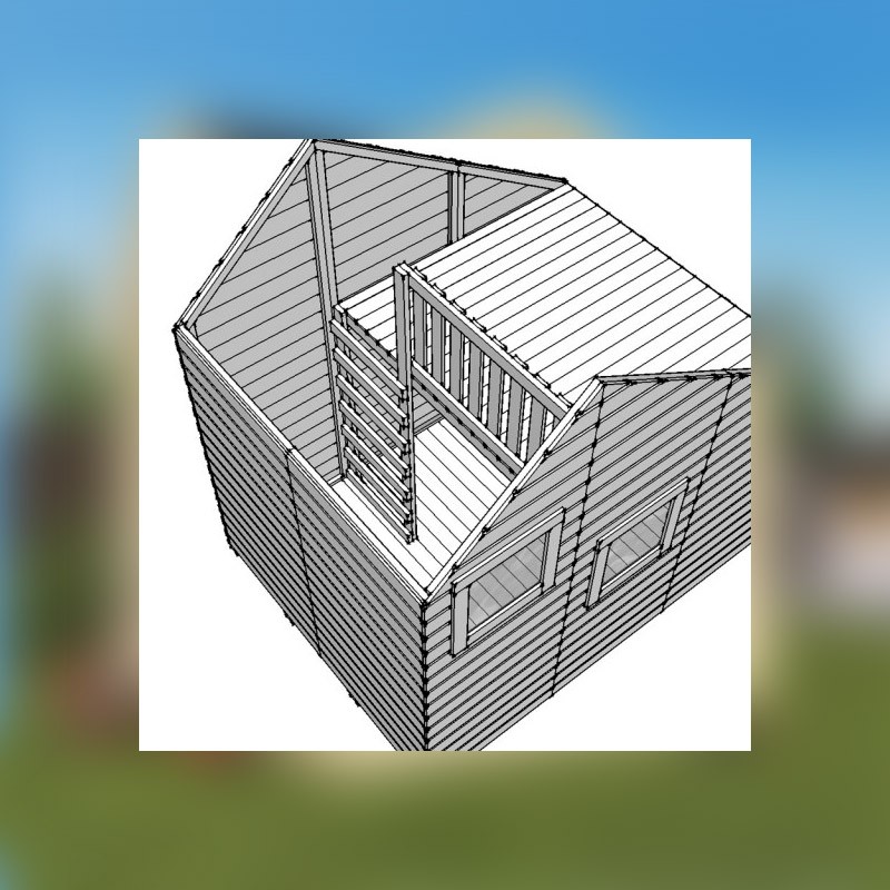CASA DE JUEGOS ALICE CON CAJA DE BETÚN
