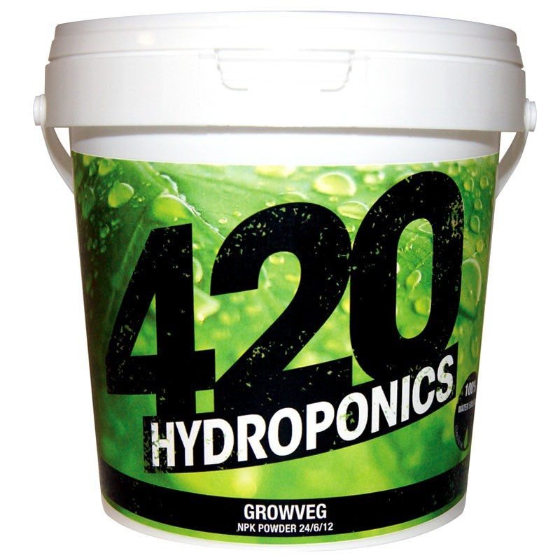 420 hydroponics - Engrais croissance en poudre Growveg - 25kg