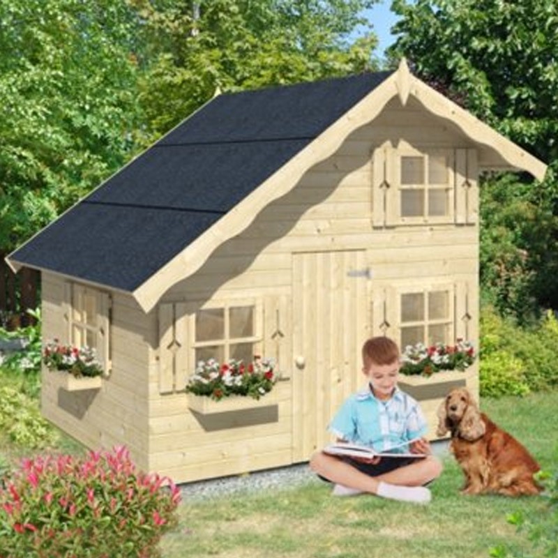 MAISONNETTE DE JEUX LOLA AVEC CARTON BITUME