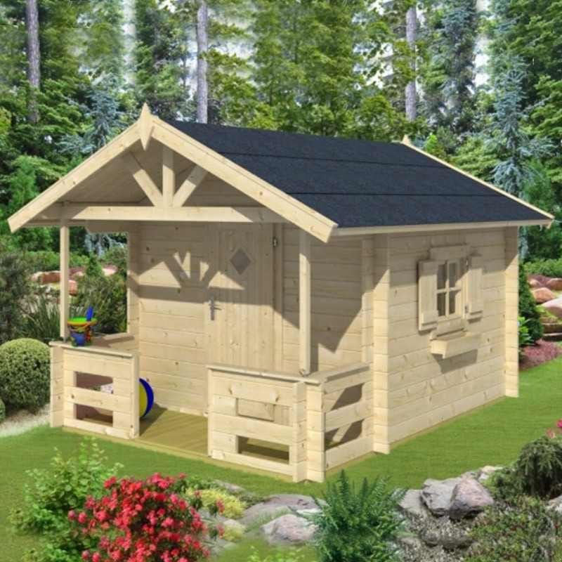 MARII SPIELHAUS MIT BITUMENKARTON