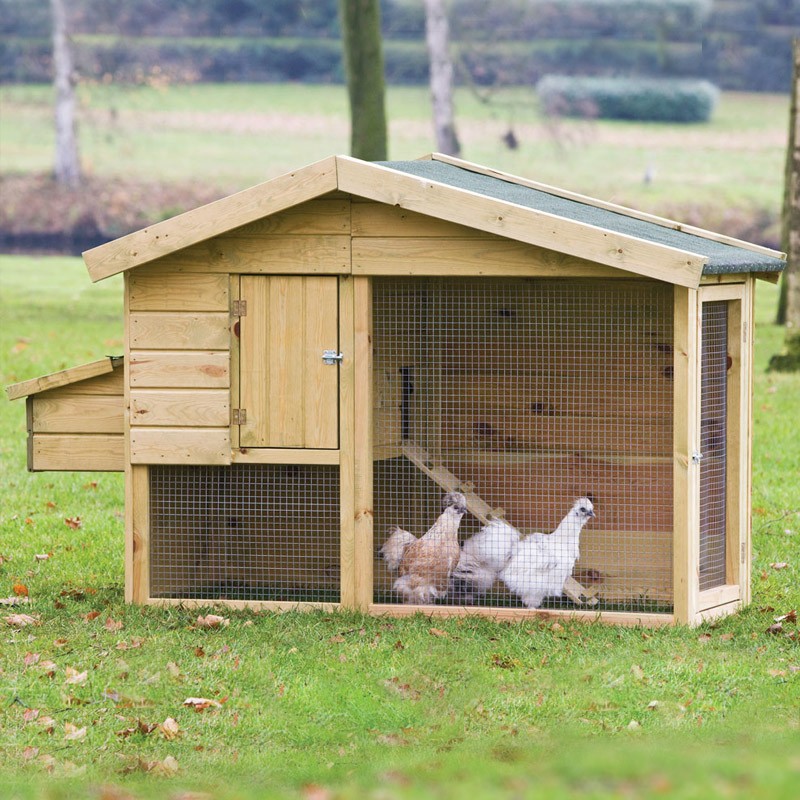 Tuin Deco - Hühnerstall Barnevelder - 218 x 78 x 136 cm