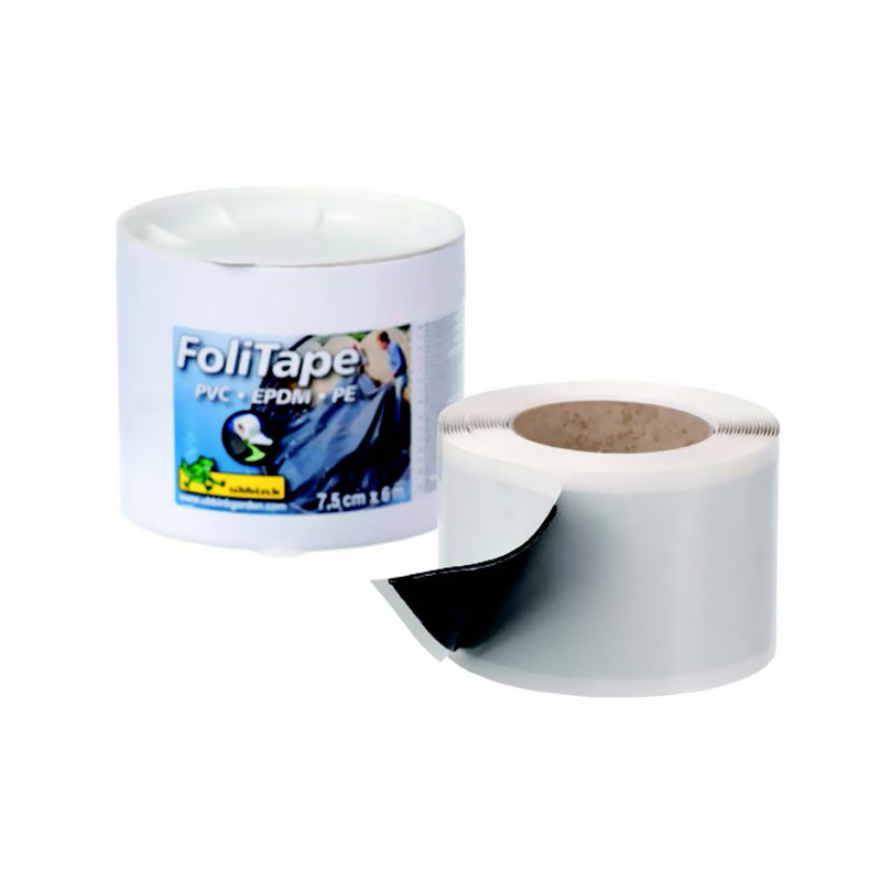 Ubbink - Folitape - Universele zelfklevende reparatietape 7,5cmx6m voor dekzeilen