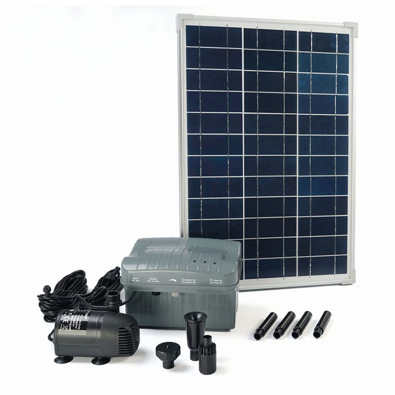 Ubbink - SolarMax 1000 - Pompa per fontana con pannello solare 980-1350L/h 20W