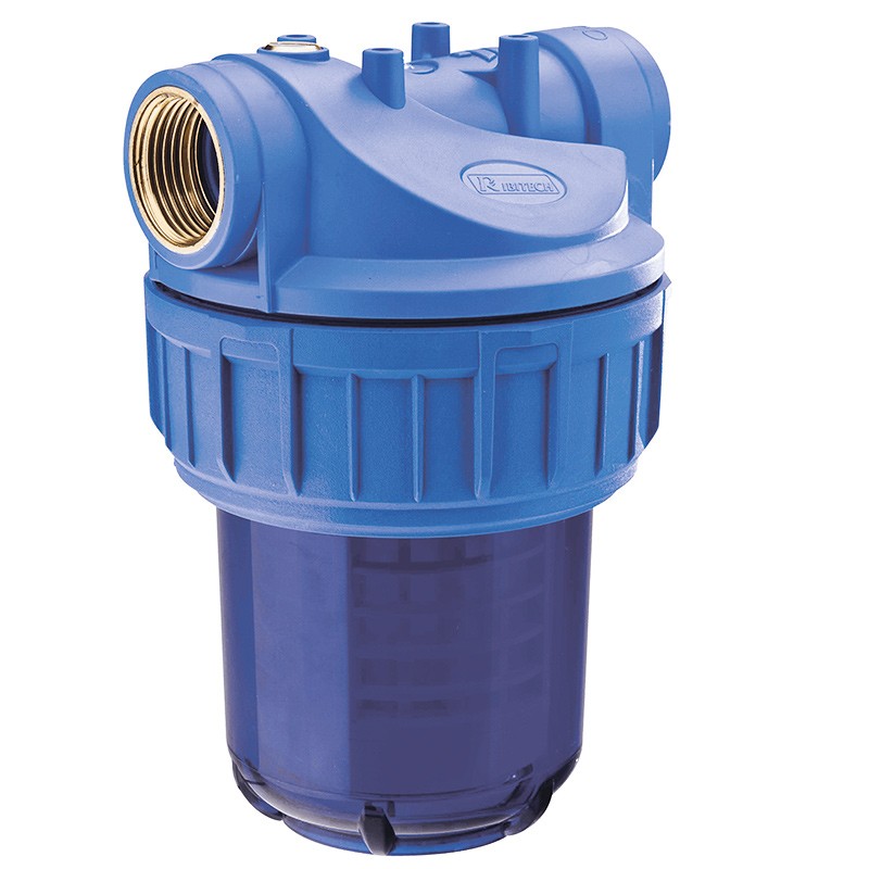 Ribiland - Filtro per acqua da 5'' con cartuccia lavabile - 50 micron