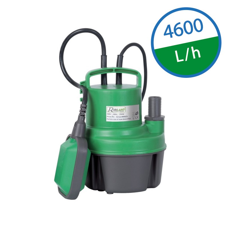 HELDER WATER POMP 250W + VLOTTER