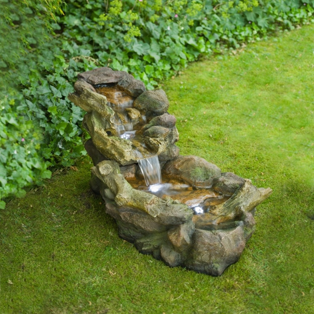 1387113 AA ASPEN - JEU D EAU CHUTE EAU ROCHERS 600L/H 50X50X105CM