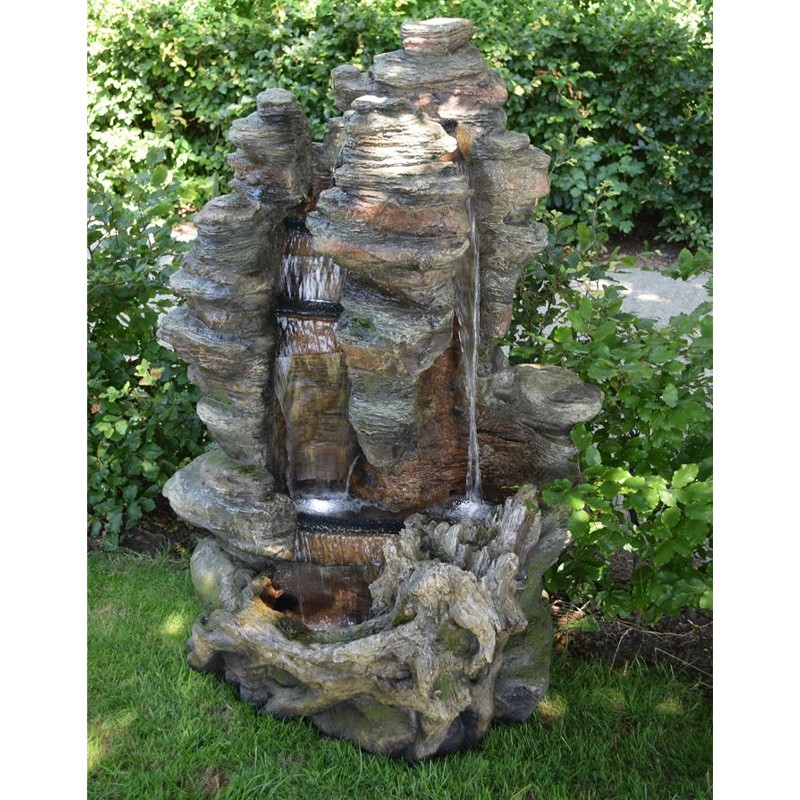1387073 AA MIAMI - GAME D WATER FALL WATER ROCKS 6000L/H 157X106X83CM