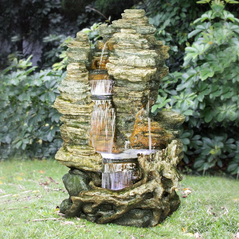 1387073 AA MIAMI - GAME D WATER FALL WATER ROCKS 6000L/H 157X106X83CM