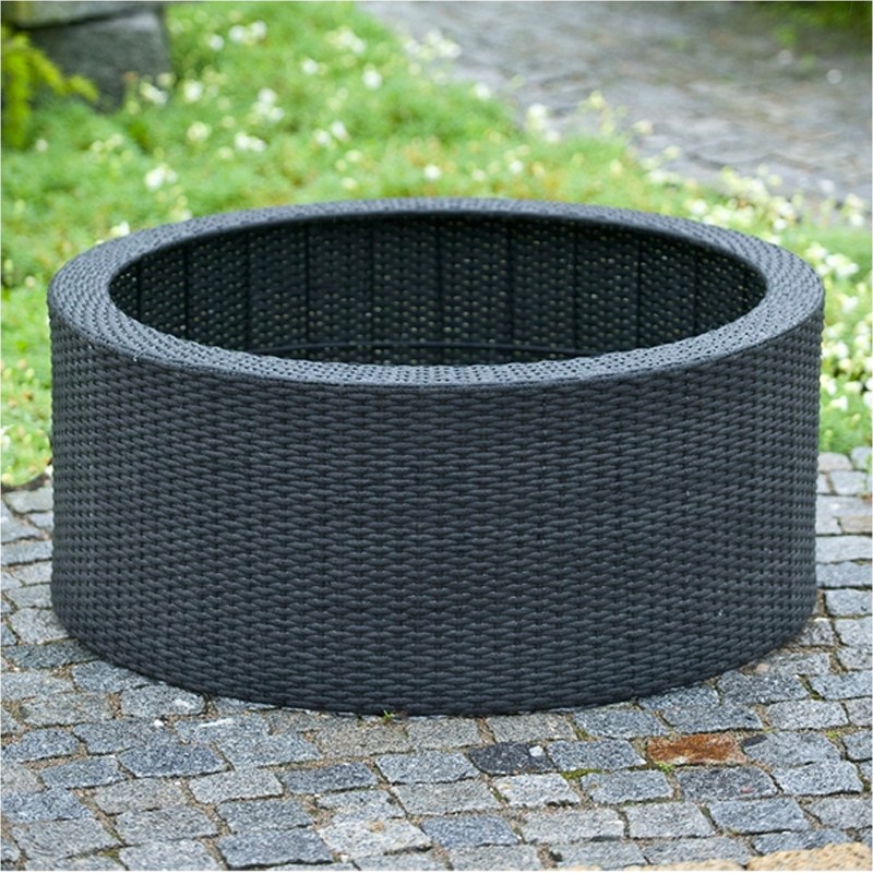 1322034 DECOWALL WICKER II - RETE NERA PER CONTENITORE 150L