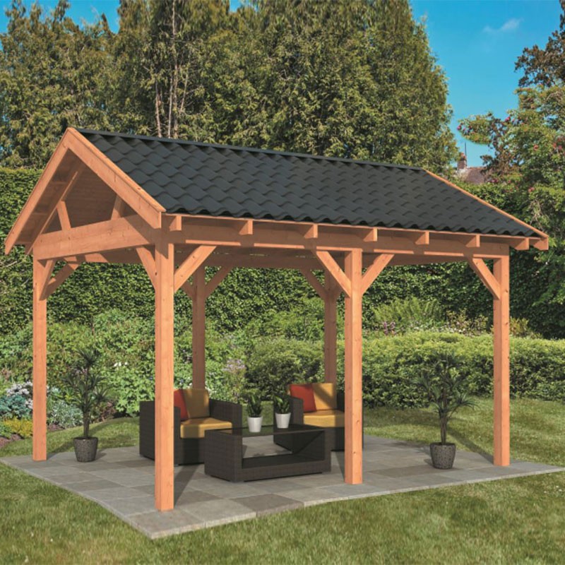Tuindeco - Caseta modular de jardín Hamar L tipo 1