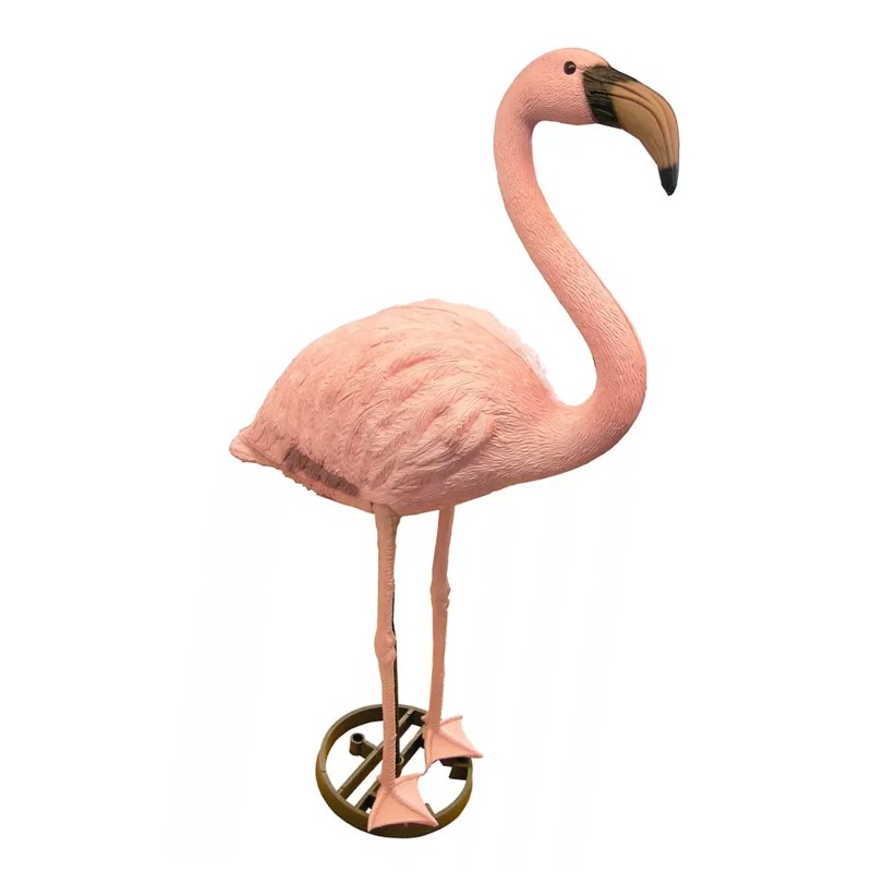 Ubbink - Fenicottero rosa decorativo su 2 gambe - 90 cm