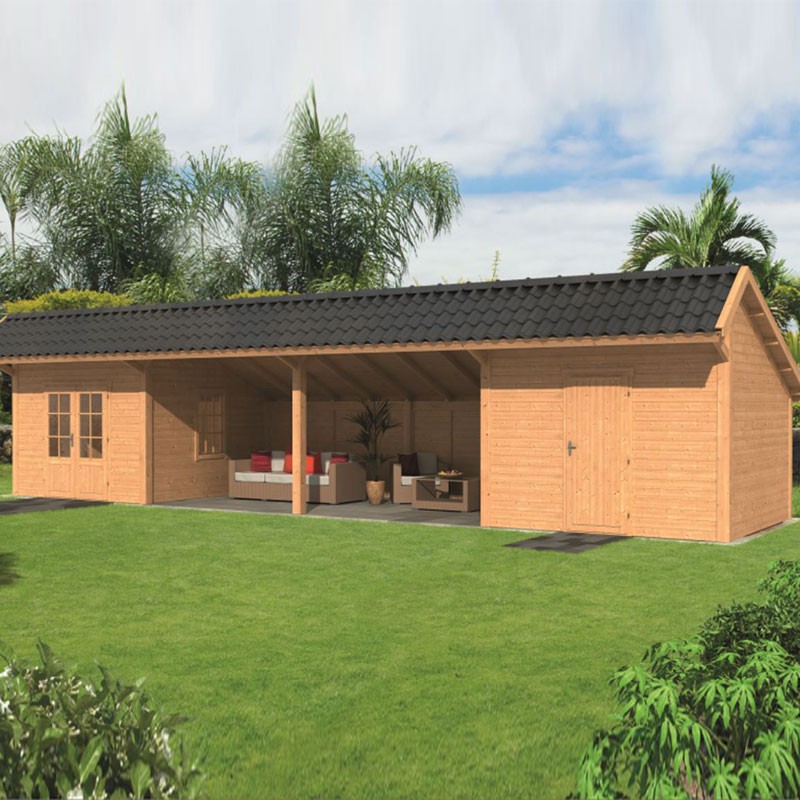 Tuindeco - Bergen L type 12 modular garden building