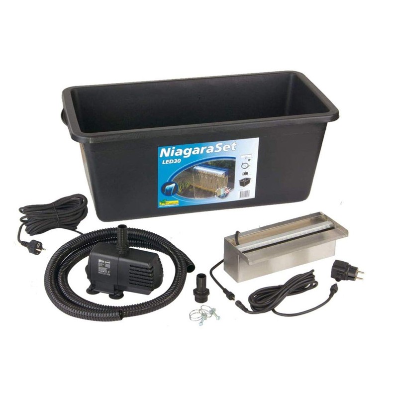 Ubbink - Conjunto completo NIAGARA Cascata de LEDs - 30 cm