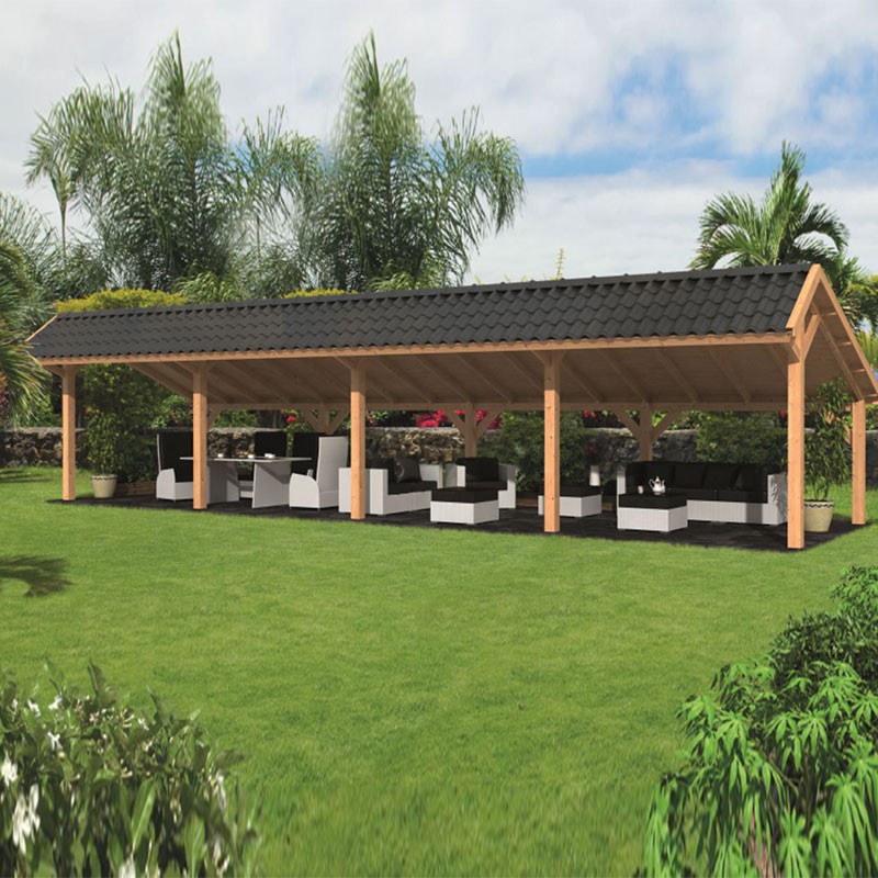Tuindeco - Edifício de jardim modular Bergen XL tipo 9