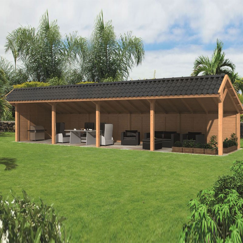 Tuindeco - Modulares Gartengebäude Bergen XL Typ 10