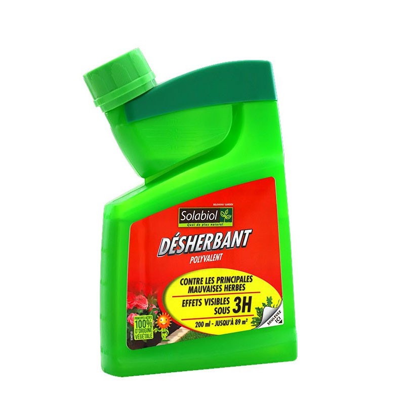 Solabiol - Désherbant polyvalent concentré choc bidon auto-doseur 400ml