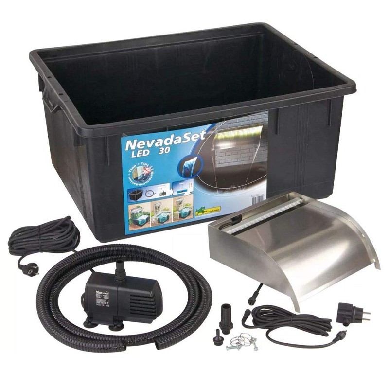 Ubbink - Conjunto completo NEVADA cascata de LEDs - 30 cm