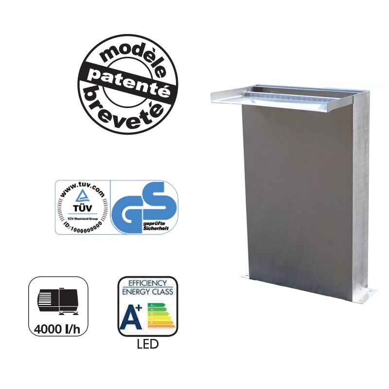 1312088 VENEZIA LED 30 - CASCATA INOX 304 50X36X9CM