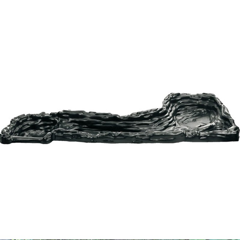Ubbink - Waterval STANDARD Zwart extra lang stroomelement - 168 cm