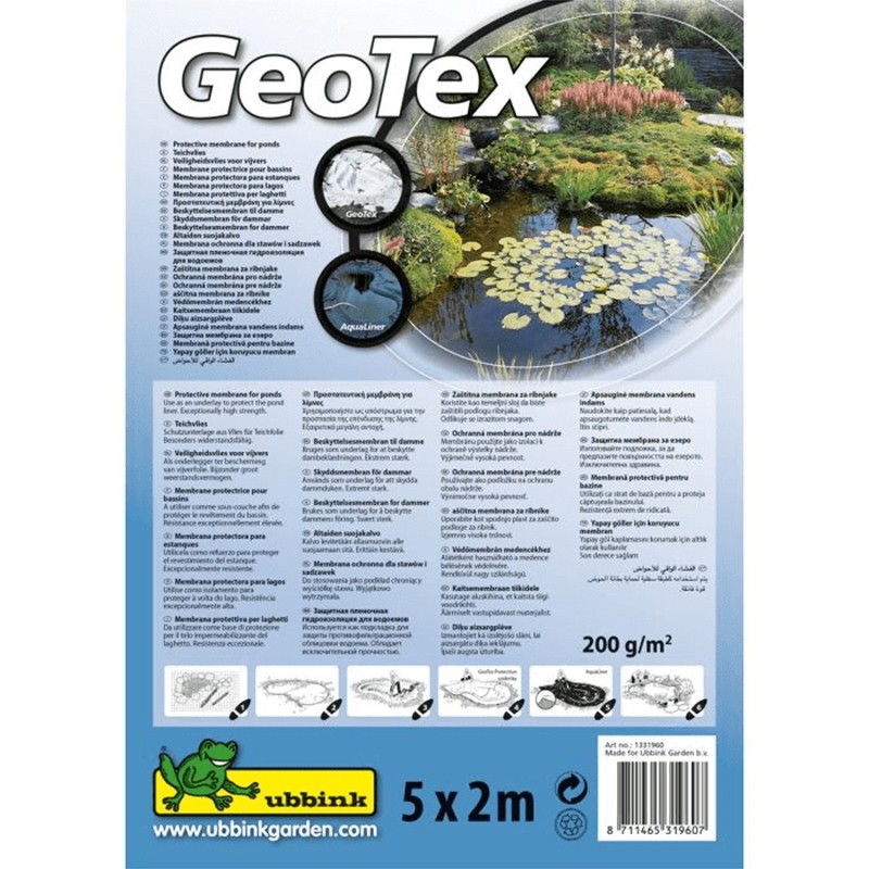 1331960 FELT-GEOTEXTILE - preconfezionato PLAICE 250G/M2 2X5M