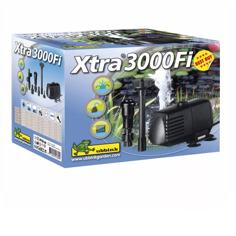 1351955 XTRA 3000FI - FILTRO E BOMBA CASCATA 3200L/H 62W