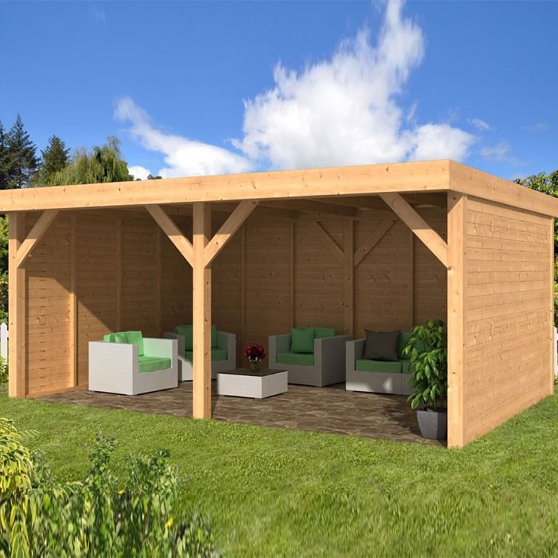 Tuindeco - Rivestimento della casetta da giardino Dalfsen in larice-douglas - Non trattato