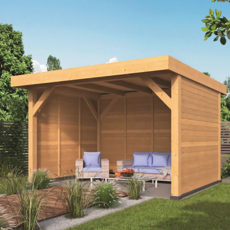 Tuindeco - Ommen garden shed larch-douglas cladding - Untreated