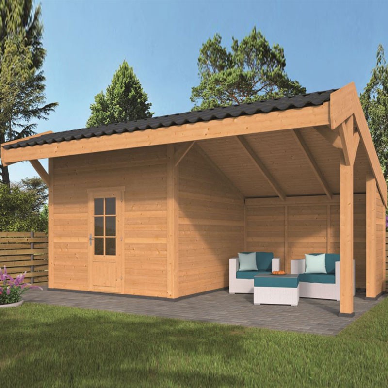 Tuindeco - Markelo Garden Shed - Untreated larch-douglas fir siding