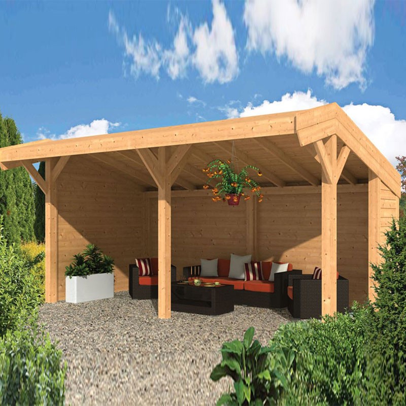 Tuindeco - Goor casetta da giardino rivestimento in larice-douglas - Non trattato