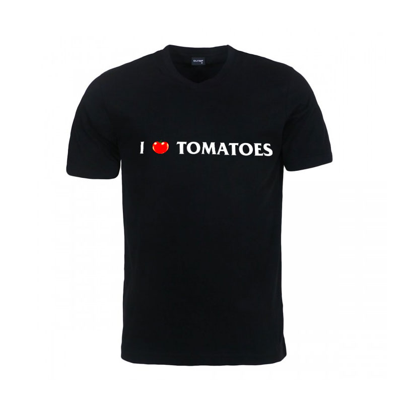 Canna - T-shirt I love tomatoes - Noir - Taille S