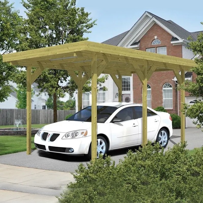 CARPORT SIMPLE/ANNEXE EN PIN IMPREGNE