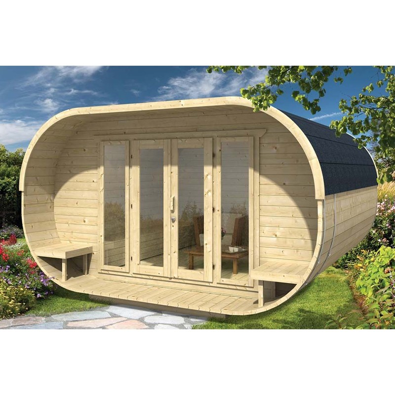 Tuindeco - Bureau Cabine Ovale - 405 x 400 cm