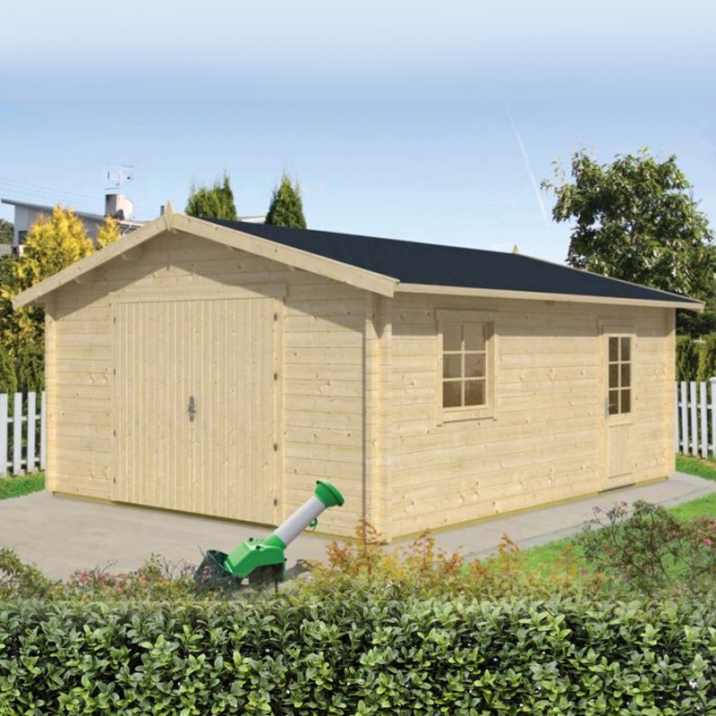 Tuindeco - Garage en bois Rydell 26m² - 470 x 570 cm