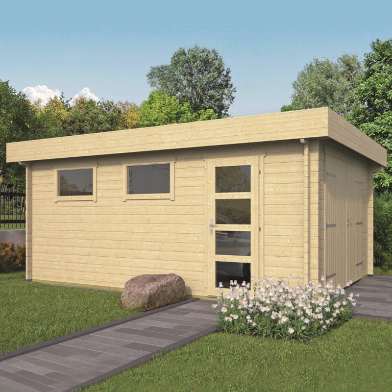 Tuindeco - Holzgarage Marketta - 360 x 537 cm