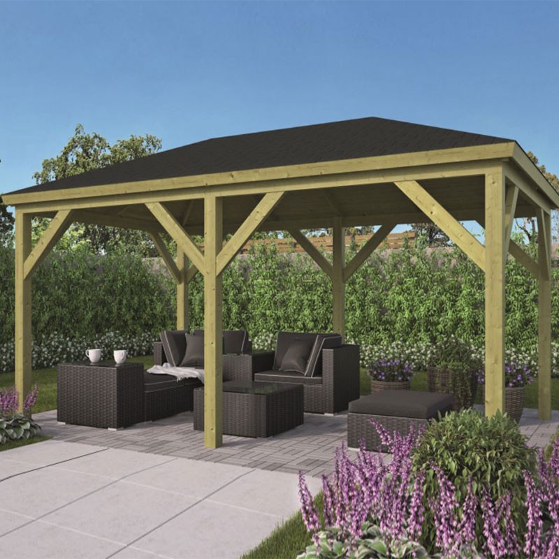 Tuindeco - Gartenpavillon - Groß