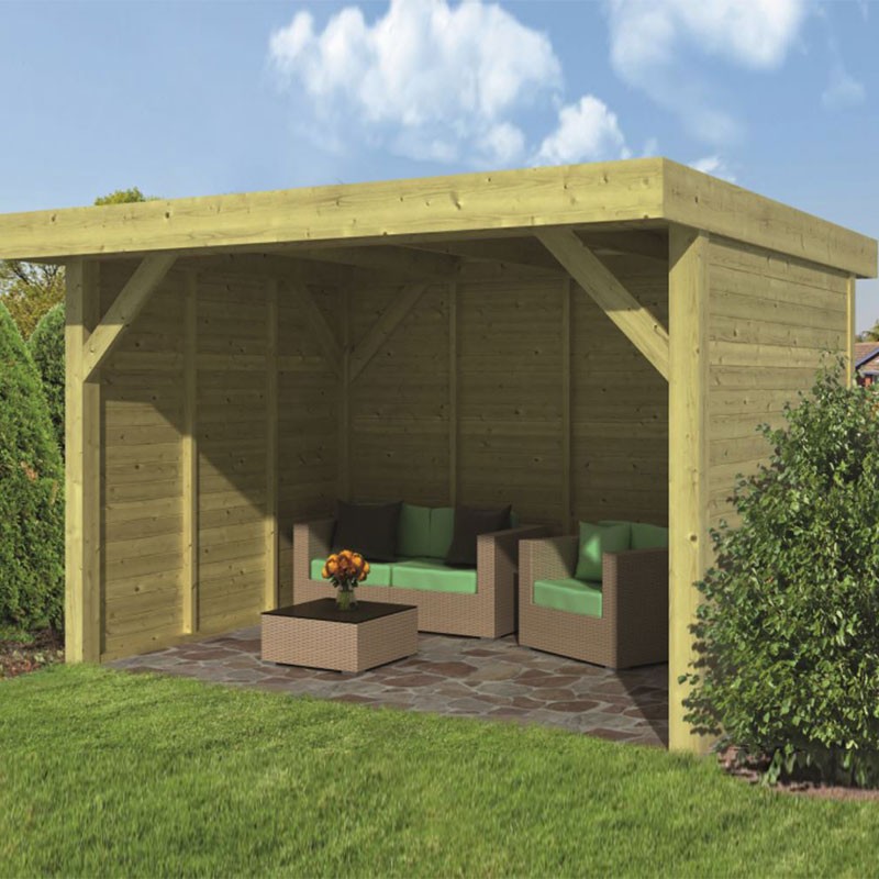 Tuindeco - Casetta da giardino in pino - Bastenaken - Rivestimento in legno