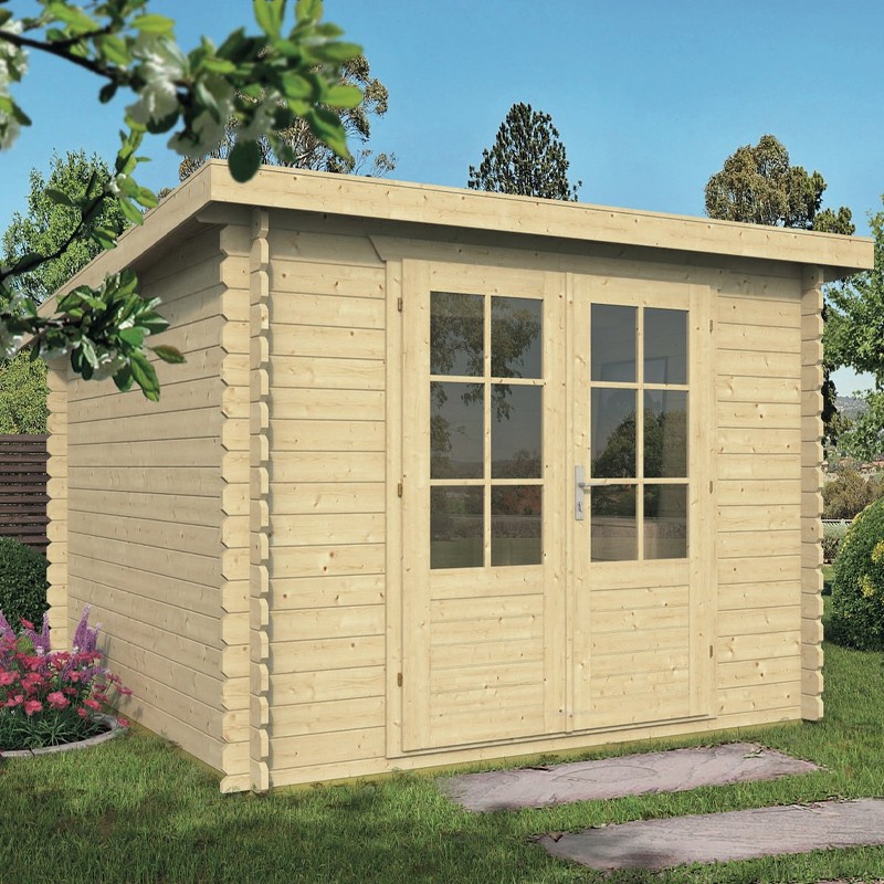 Tuindeco - Cabanon bois massif 7,3m² - 28mm - Jörgen