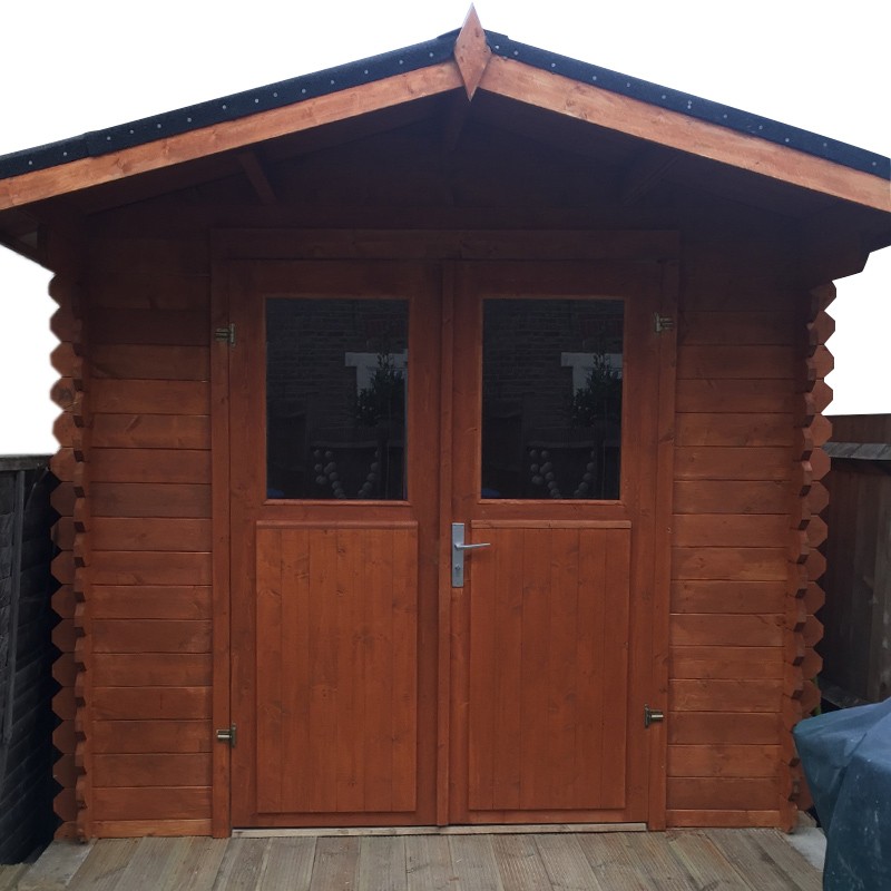 GITTE CHALET EN TRONCOS DE 28MM
