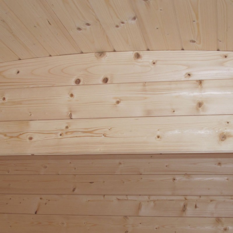 CHALET KLAIR (ROUND ROOF) MADE OF 28MM LOGS