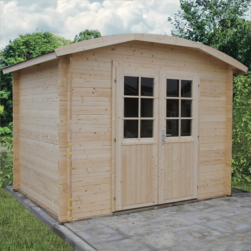 CHALET KLAIR (ROUND ROOF) MADE OF 28MM LOGS