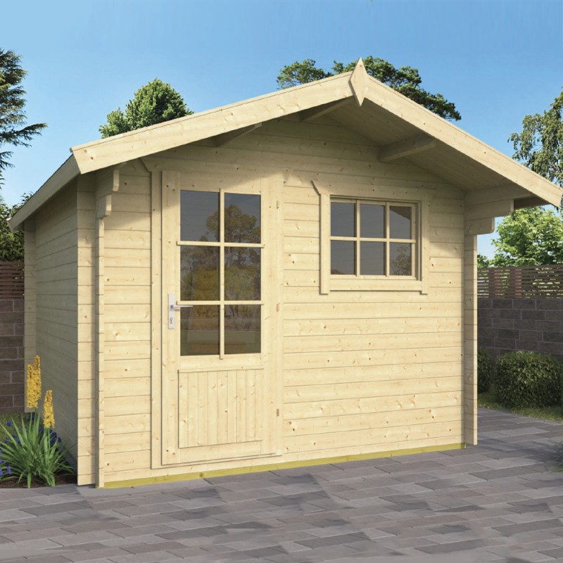 Tuindeco - Capannone in legno massiccio 7,8m² - 28mm - Bo