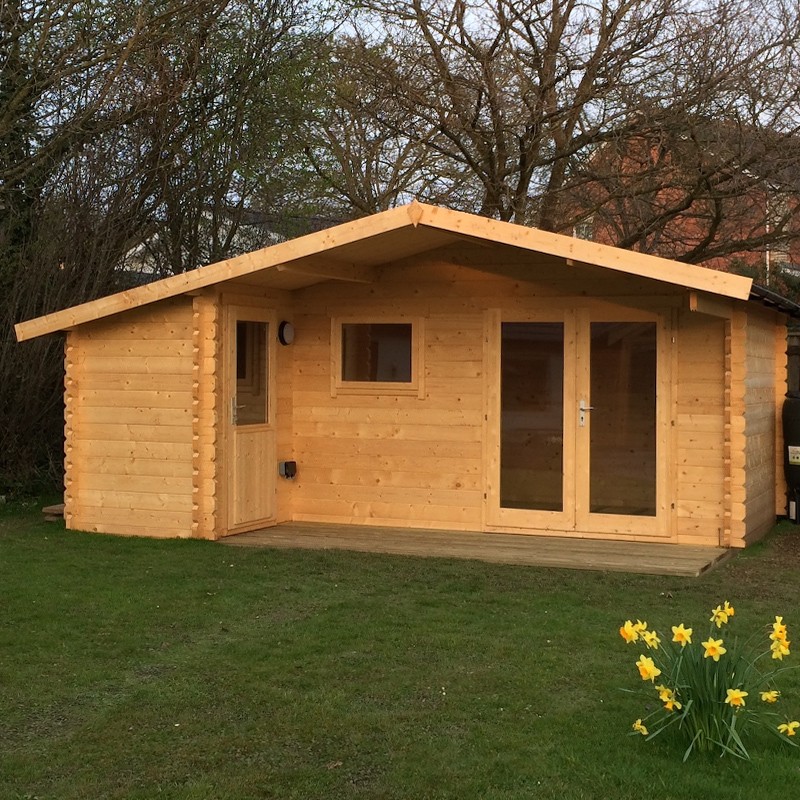 WOLFGANG CHALET IN 45MM LOGS