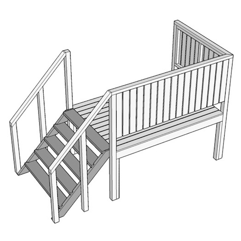 Tuindeco - Acessório para caravana - Terrasse latérale