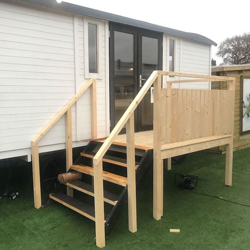 TERRASSE LATERALE POUR ROULOTTE GC 360 ET GC 600