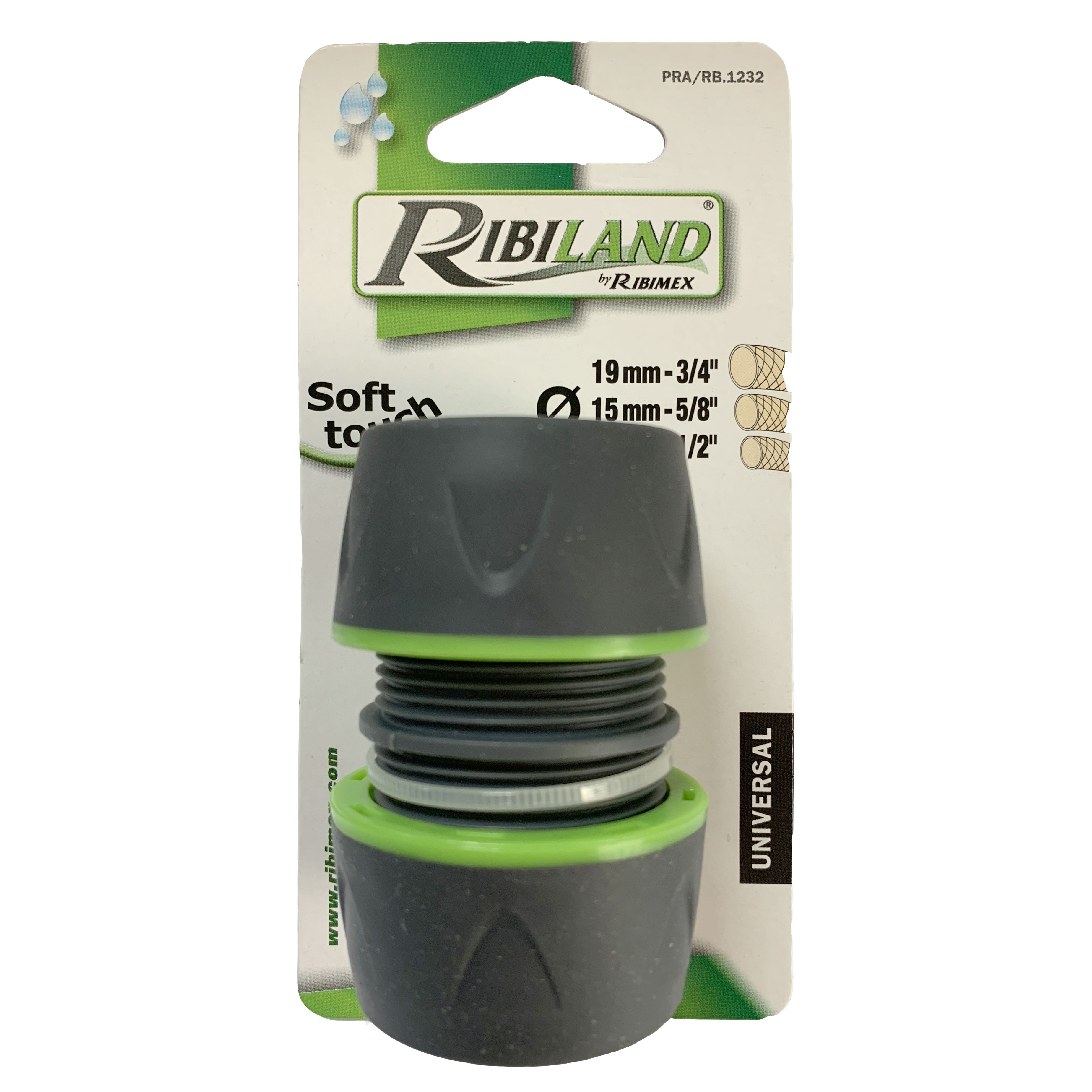 Ribiland - Accoppiamento universale di riparazione bi-materiale 12/15 e 19mm