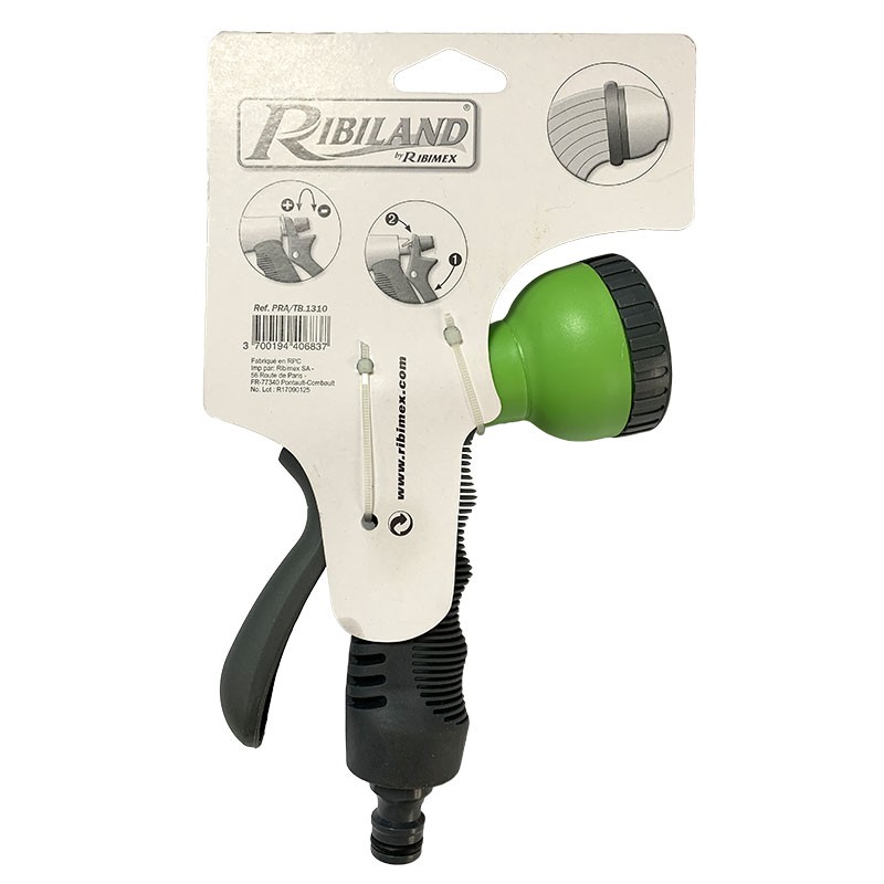 PISTOLET ARROSAGE POMME ARROS BI-MATIERE SUR CARTE