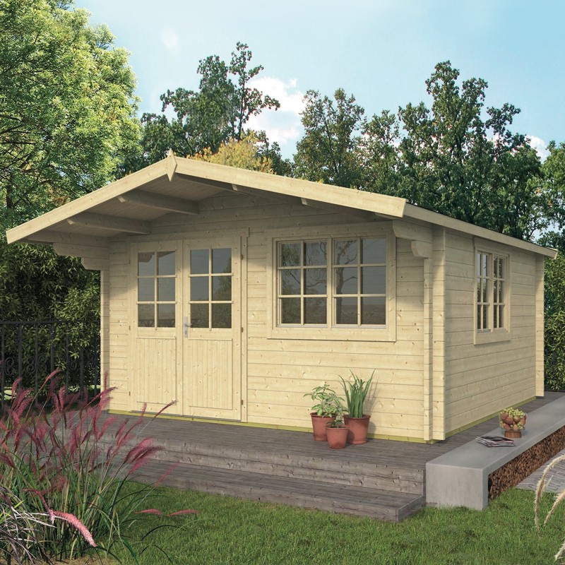 Tuindeco - Chalet in legno massiccio 16 m² - 45 mm - Inge