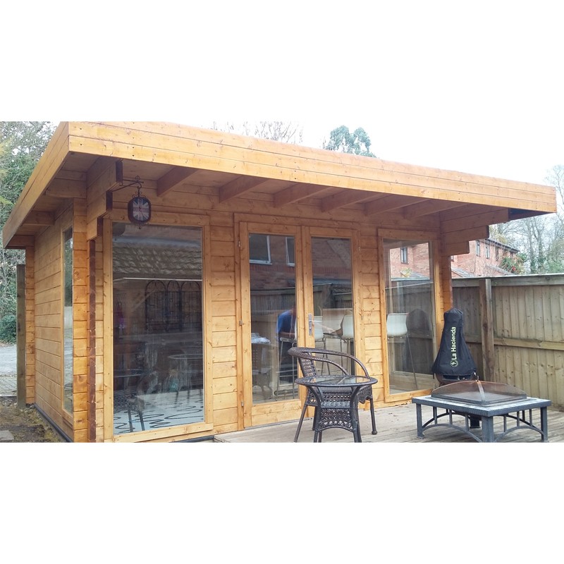 CHALET LORY EN TRONCOS DE 45MM