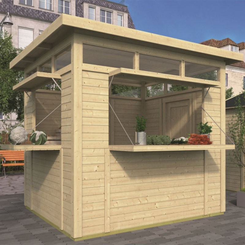 Tuindeco - Moderne kiosk in 19 mm panelen