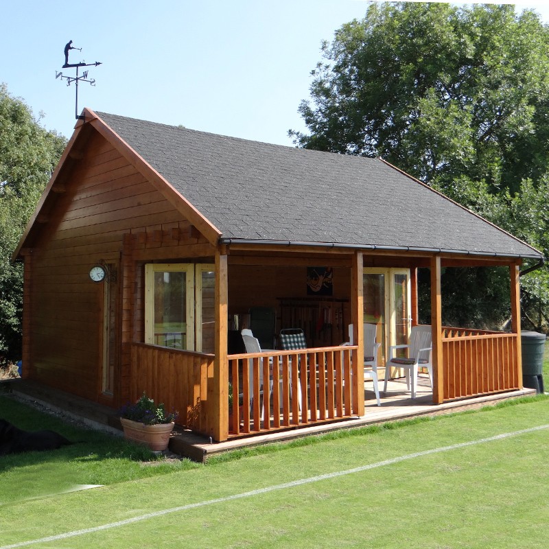 OLAUG CHALET IN 45MM RUNDHÖLZERN